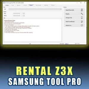 z3x samsung tool pro [box port share] rent 6hrs