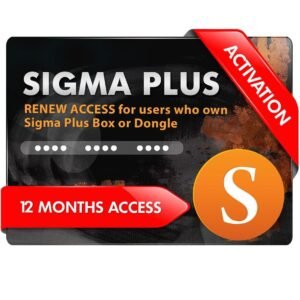 sigma plus 1 year activation for sigma box/dongle