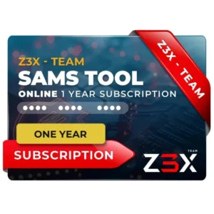 z3x sams tool online 1 year license activation